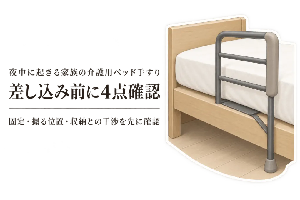 介護用ベッド手すりのレビュー数ランキング｜差し込み・固定方法、握る位置、ベッド下のすき間で比較
